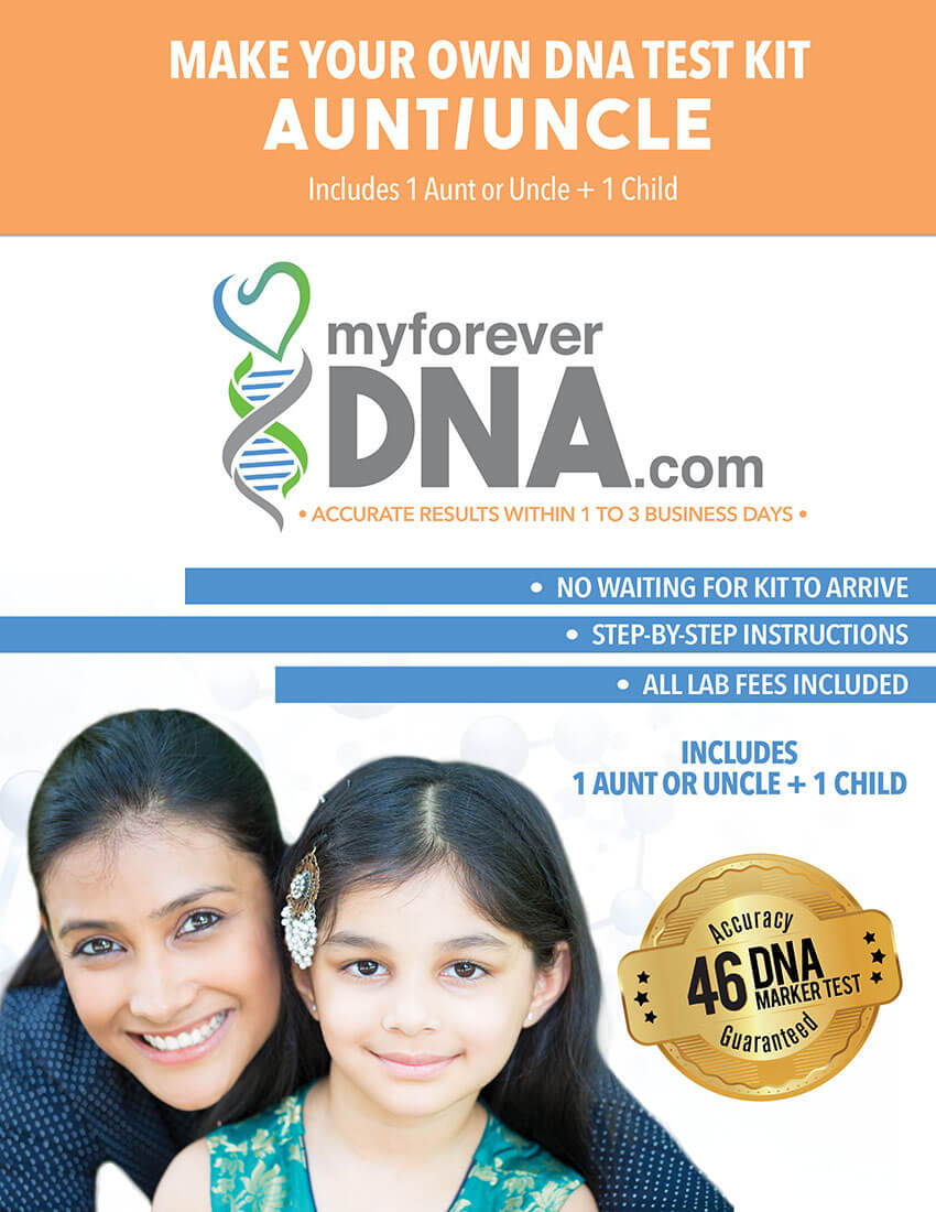 DNA Test Kit sample.