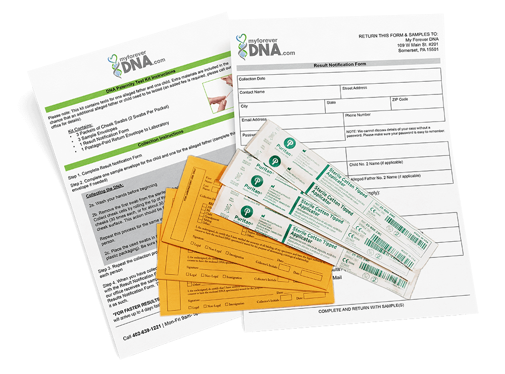 DNA Test Kit sample.